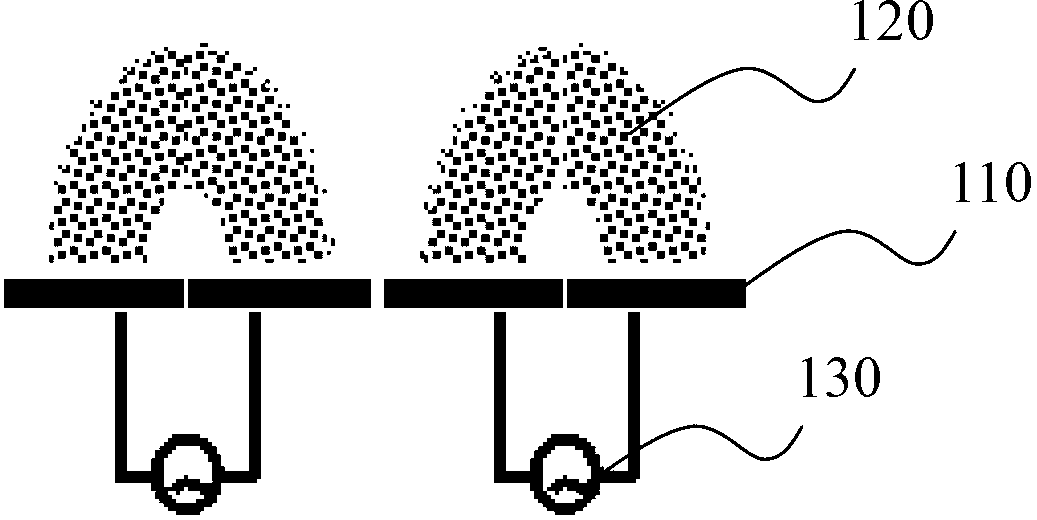 Sputtering target material and sputtering device