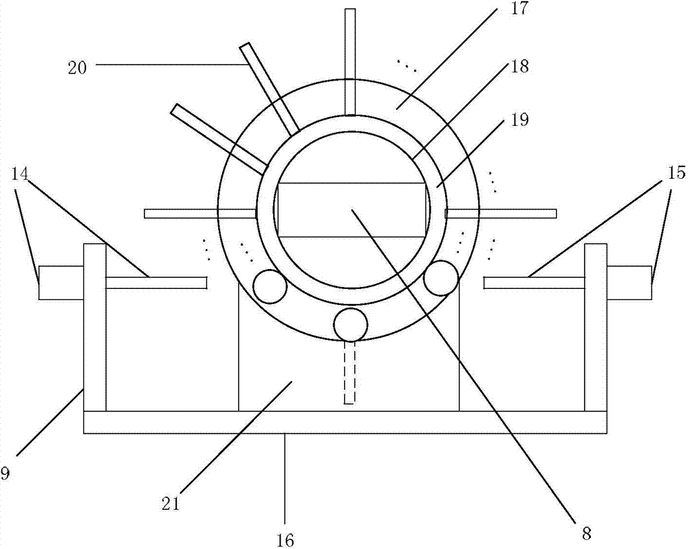 Optical measuring system used for measuring field intensity of direct-current electric field