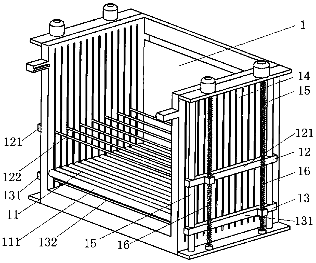 An automatic cleaning cat litter box and its working method