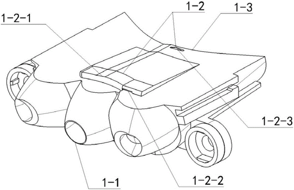 LED (light-emitting diode) light source upper beam and lower beam integrated automobile lamp module