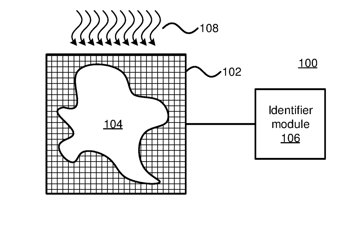 Screen printed phosphors for intrinsic chip identifiers