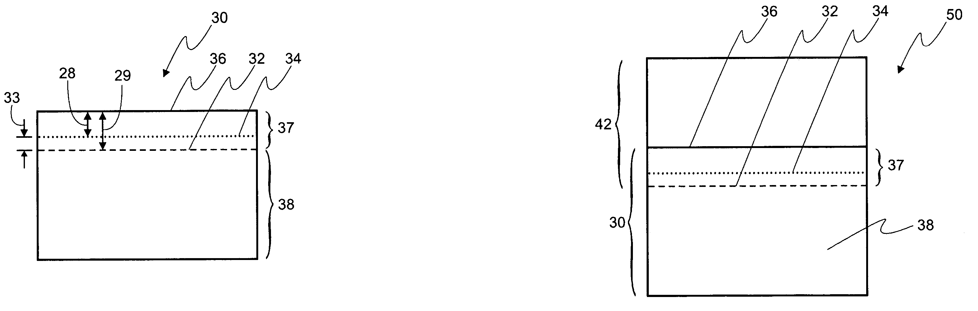 Method of layer transfer comprising sequential implantations of atomic species