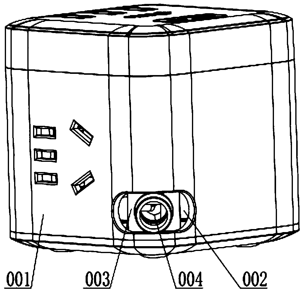 Socket with rotatable outgoing line