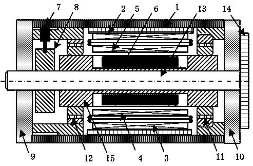 A bearingless permanent magnet synchronous generator