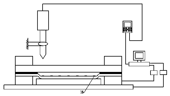 Large-area laser impact spot welding method and device based on nano-particle reinforcement