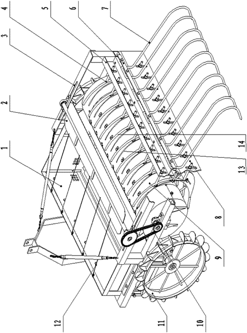 Residual film recycling machine