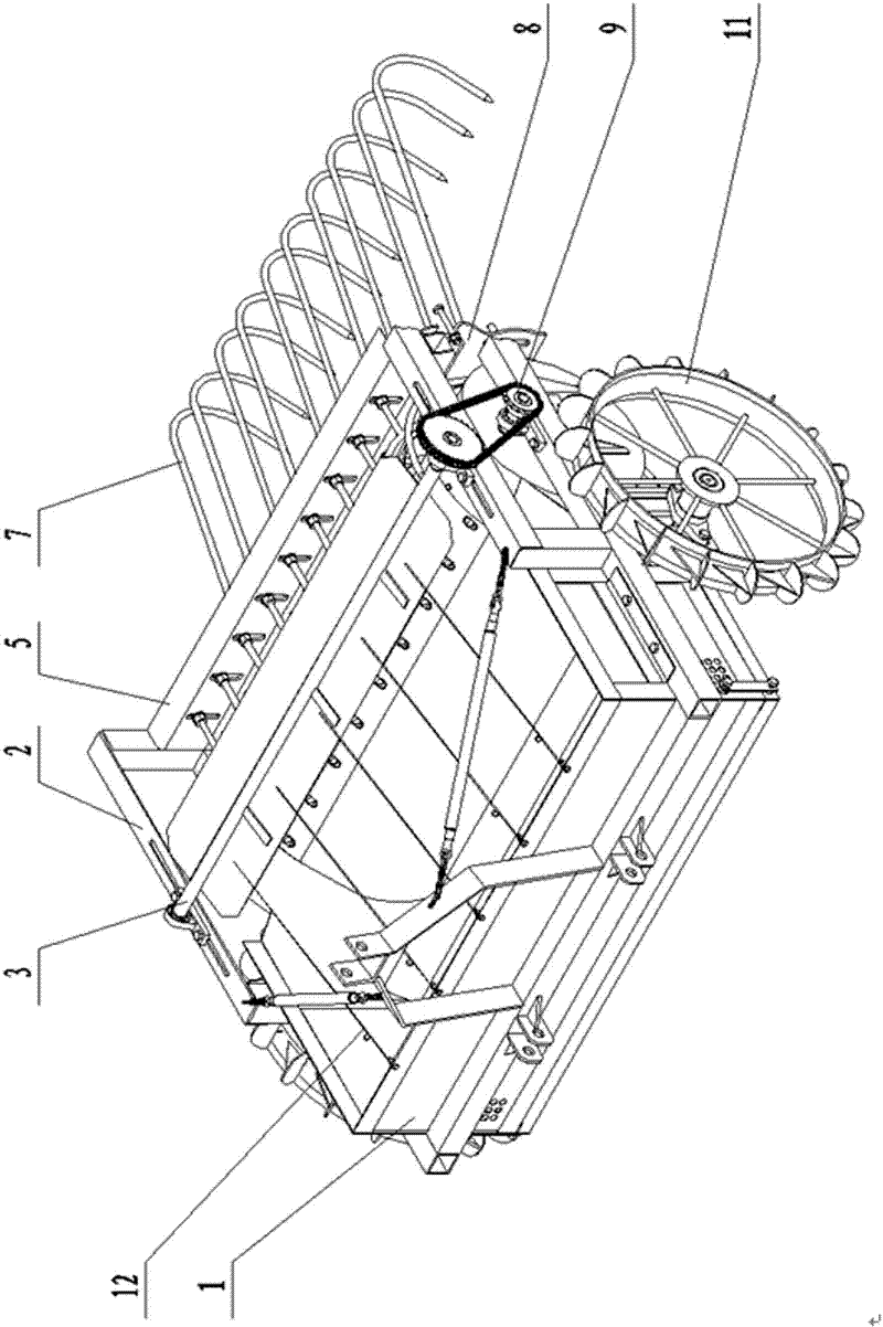 Residual film recycling machine