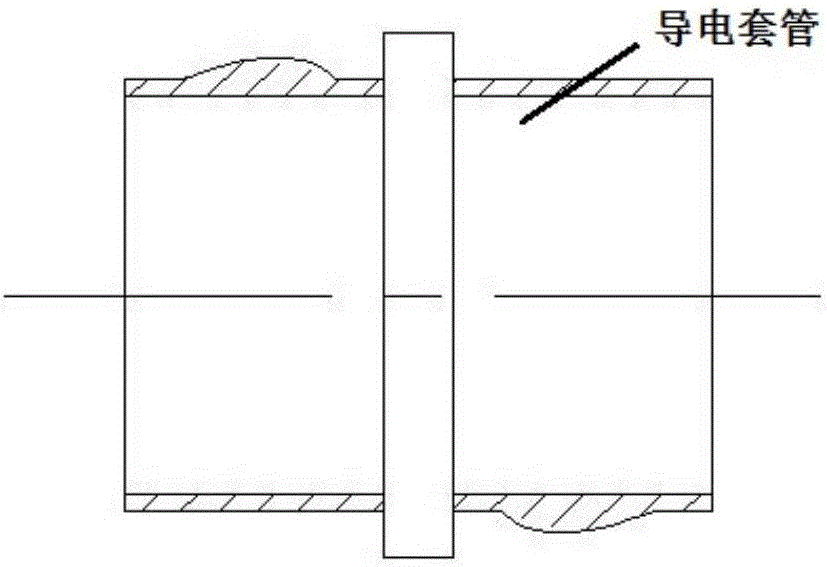 Polymer oil delivery pipe connector for achieving static electricity guiding and removing by communicating seam allowance end face radial keys in axial direction