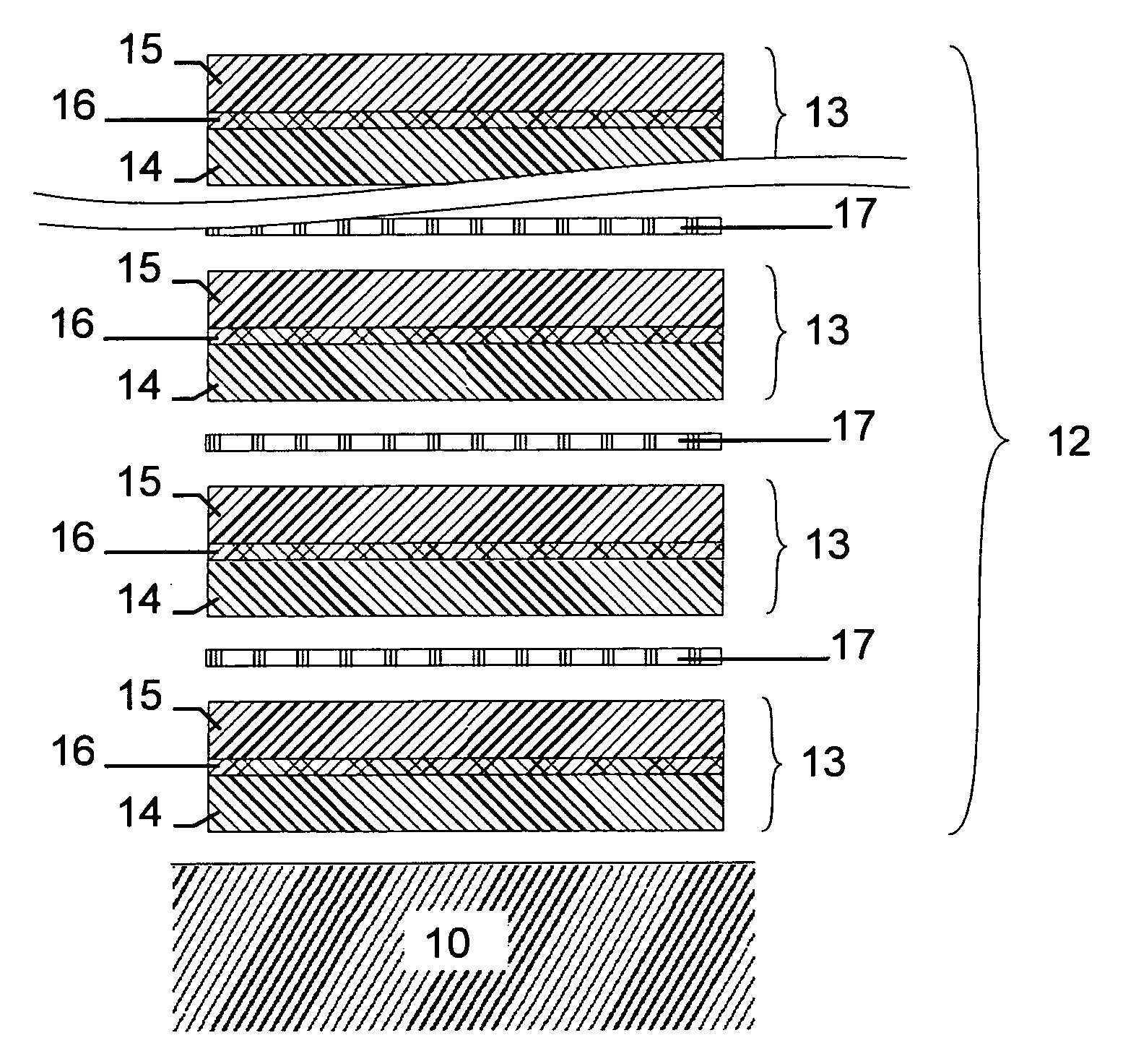 Coating Comprising Layered Structures of Diamond Like Nanocomposite Layers and Diamond Like Carbon Layers