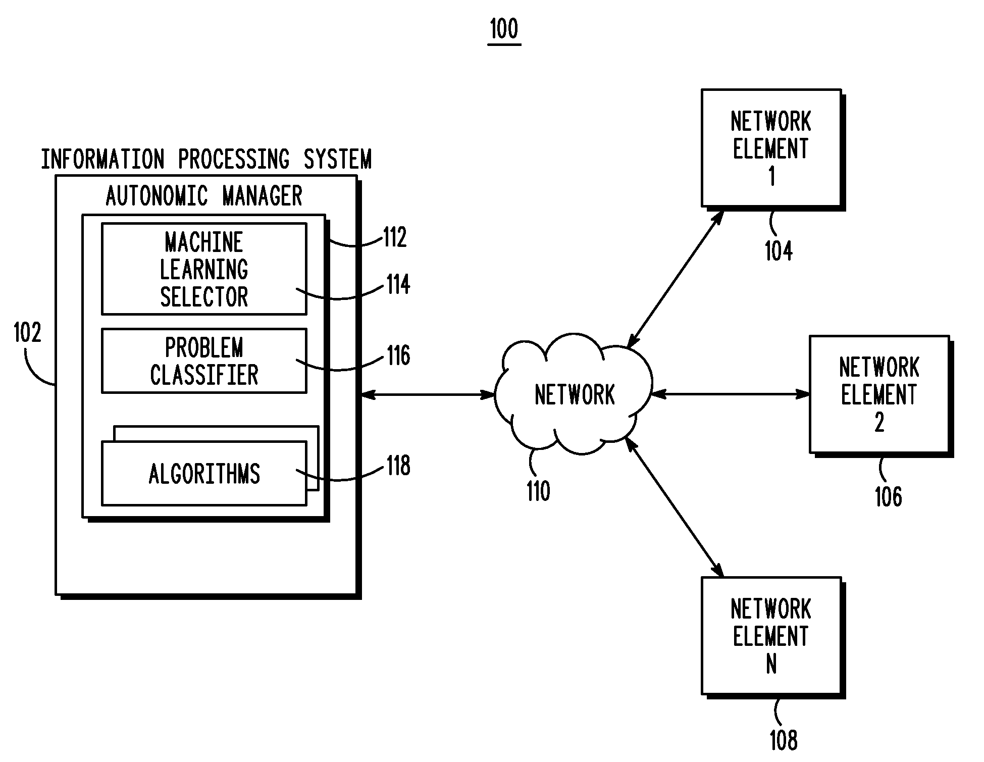 Adaptive knowledge-based reasoning in autonomic computing systems