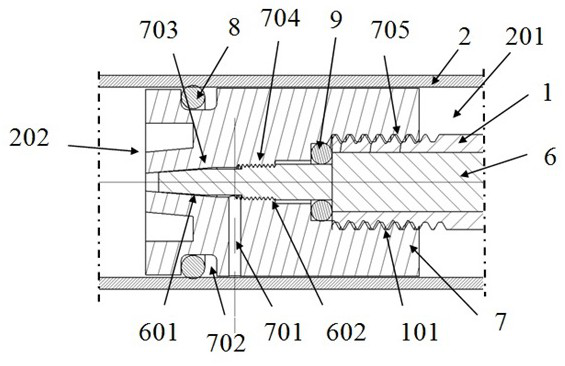 Hydraulic damping device with adjustable damping force