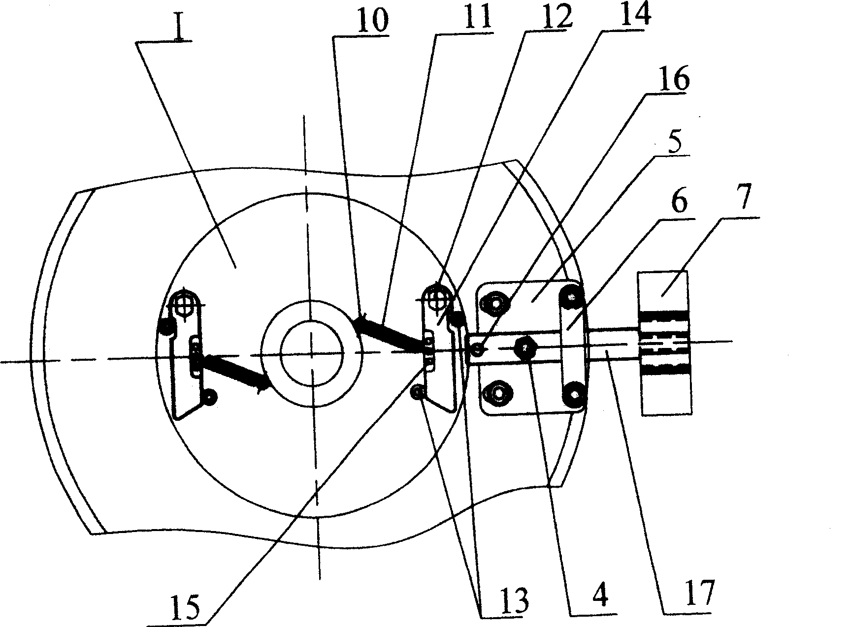 Mechanical overspeed protective device