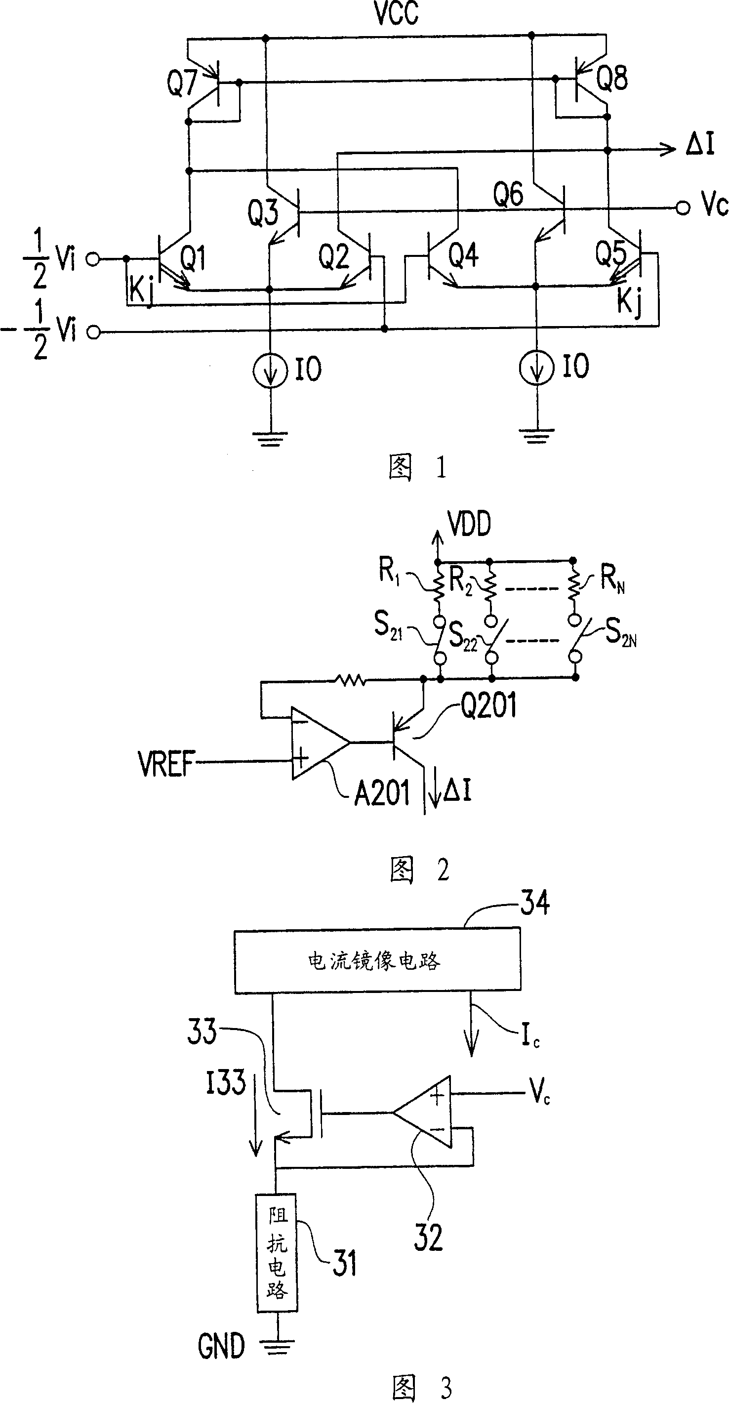 Voltage controlled current source and frequency sweep device using same