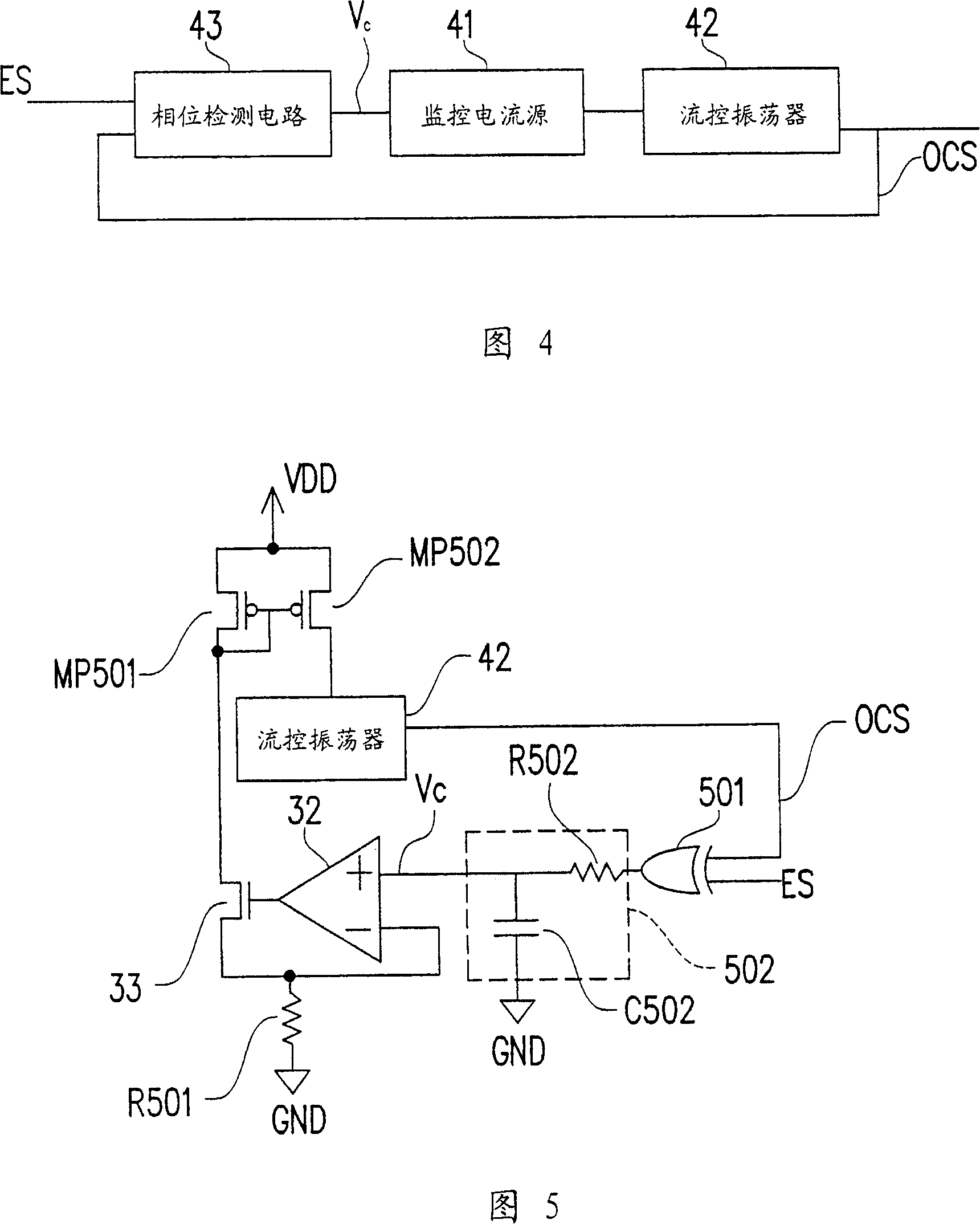 Voltage controlled current source and frequency sweep device using same