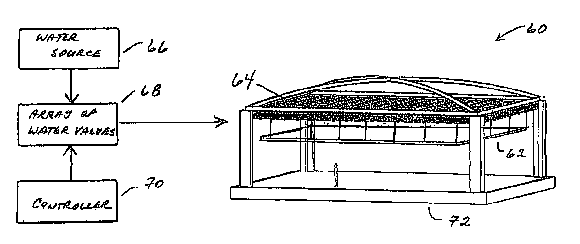 Apparatus for Producing Reconfigurable Walls of Water