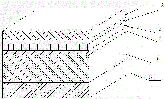 Molybdenum disulfide / silicon heterojunction solar energy cell and preparation method thereof