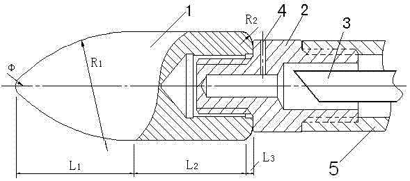 Perforated molybdenum piercing head structural member