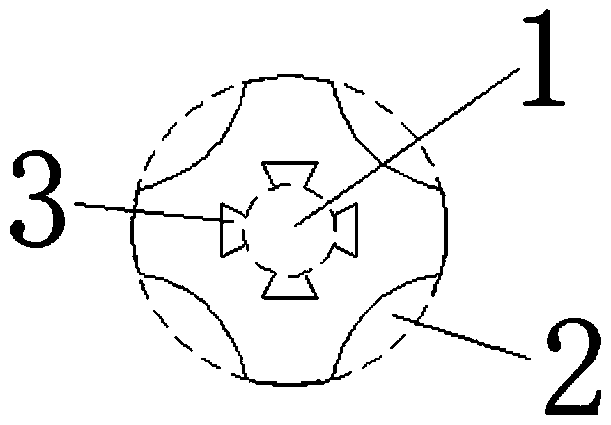 Temperature-controlled coaxial refrigeration cable