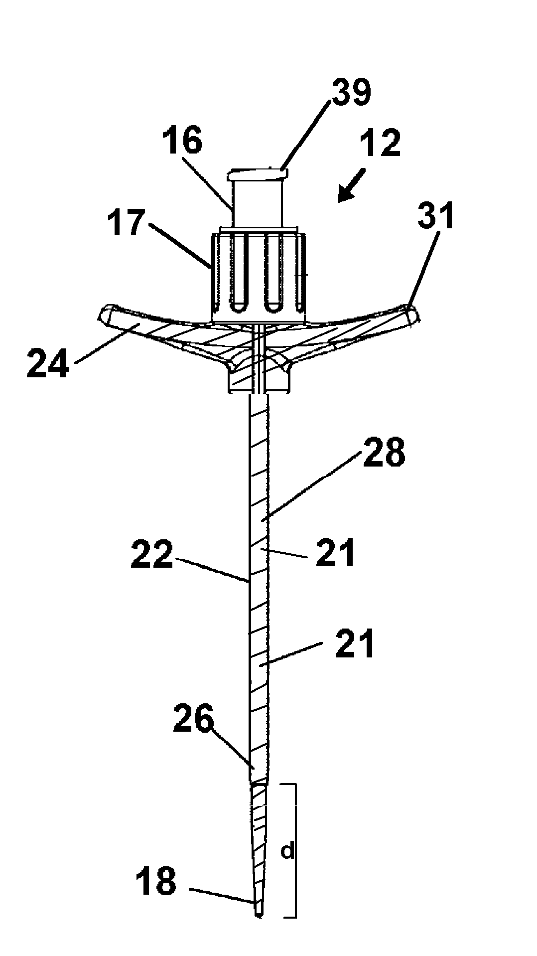 Antimicrobial introducer and needle