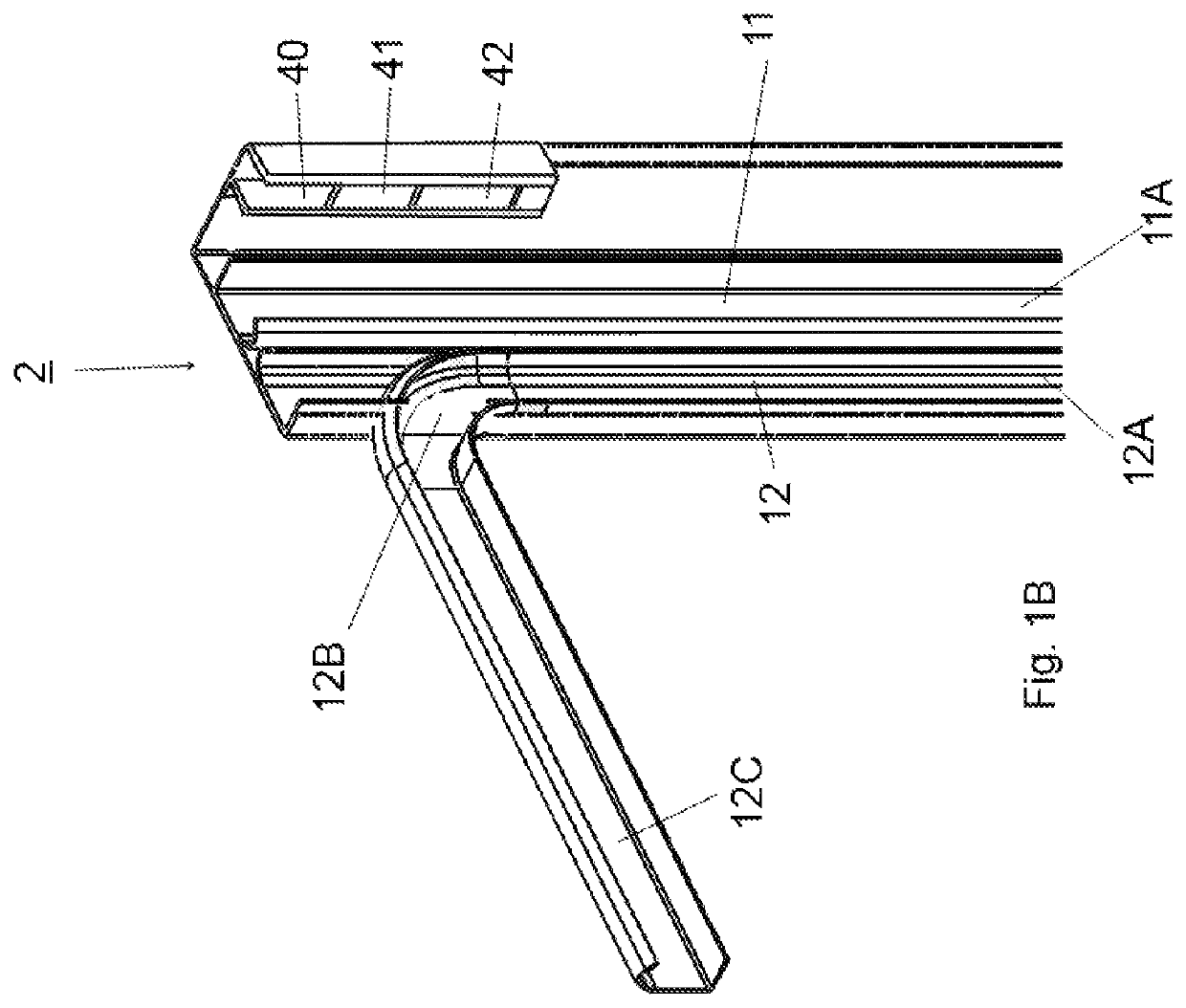 Sectional folding overhead door assembly