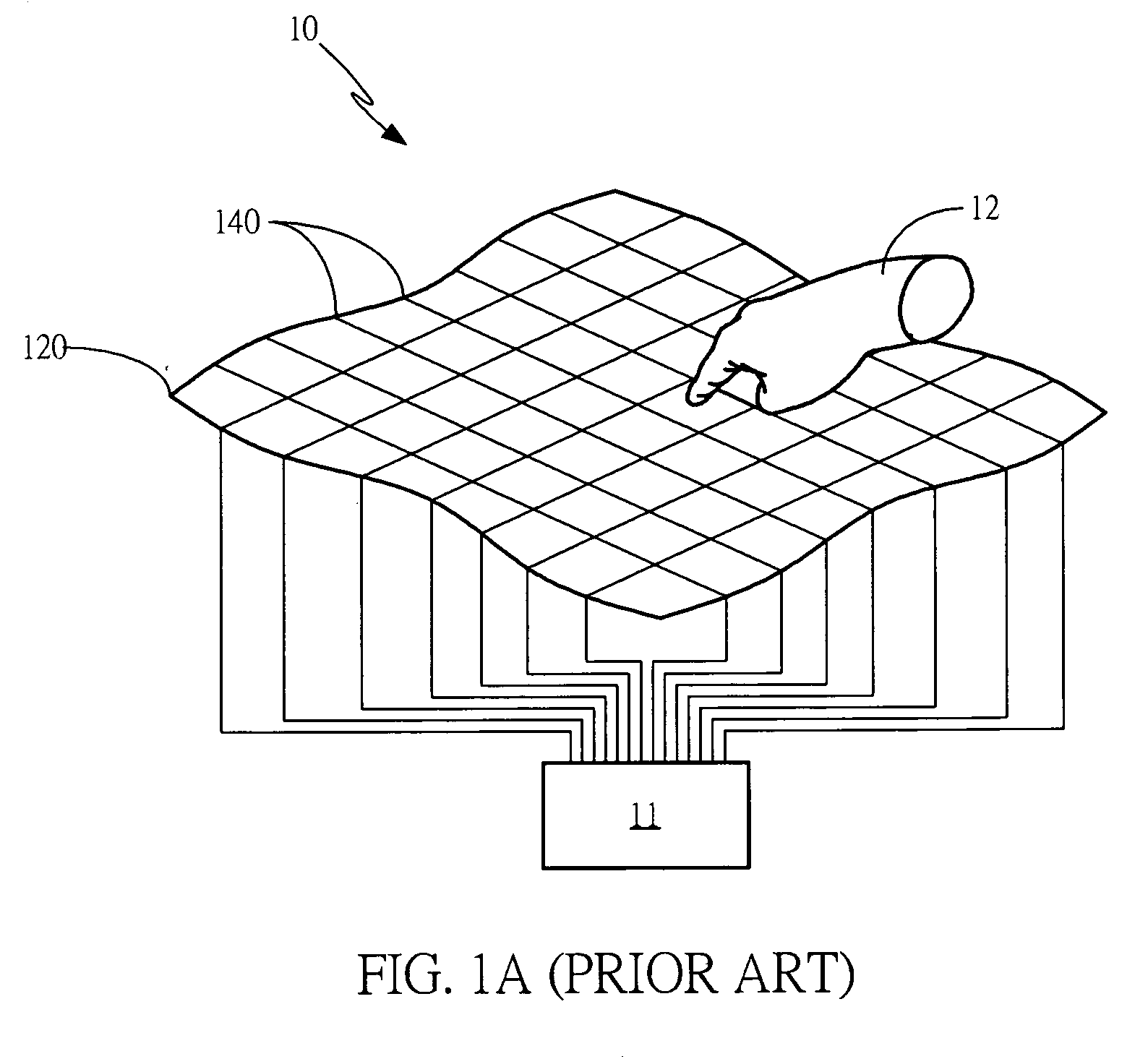 Method and device for determining a touch or touches