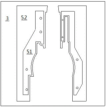 Sand core fin removing device