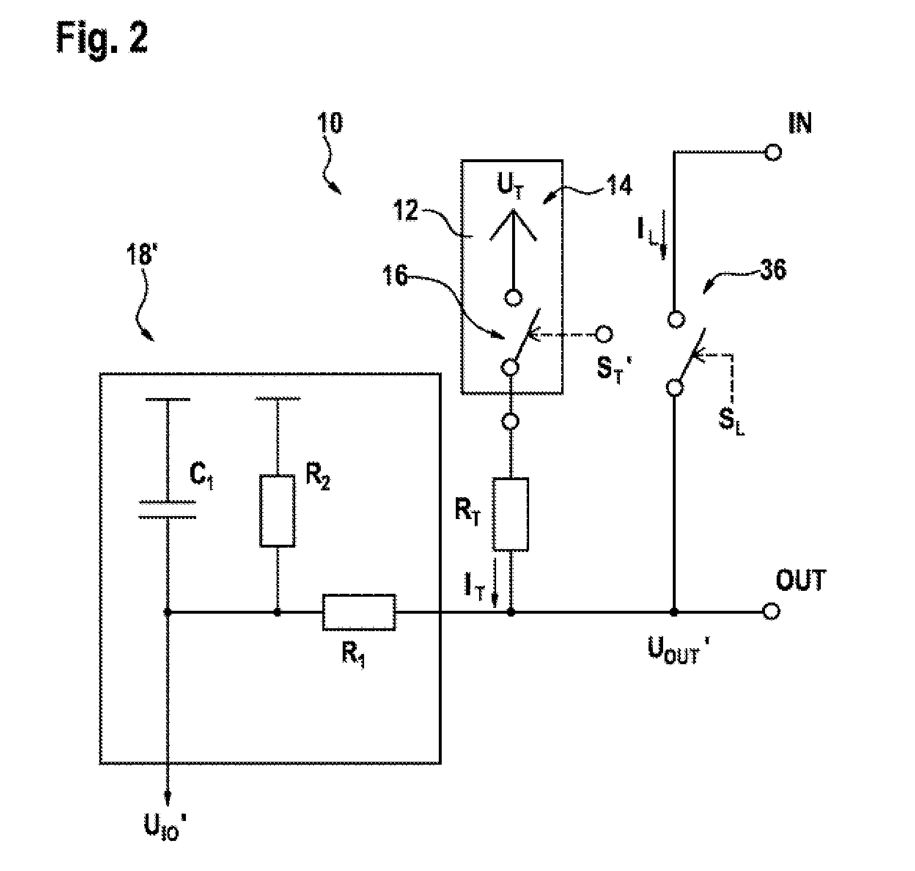 Method and circuit assembly for the diagnosis of a load path in a vehicle