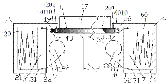 Solar panel installation assembly comprising vacuum chuck head with in-plane double flexible seal strips