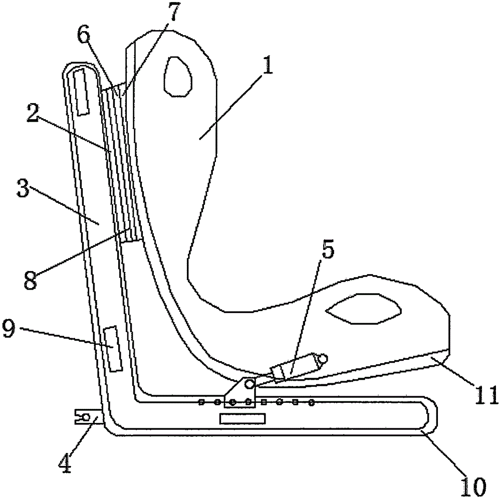 Anti-shock damping safety seat