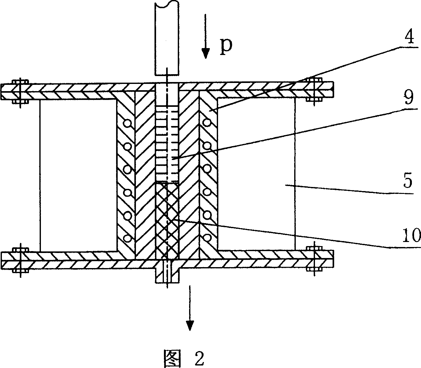 Method and apapratus for preparing network ceramic skeleton reinforced metal-base composite material