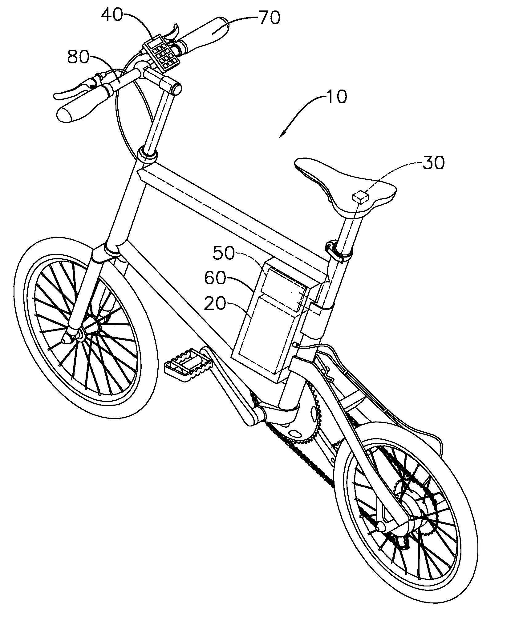 Structure of power driven vehicle