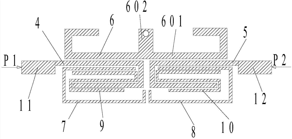 Microstrip tri-band bandpass filter