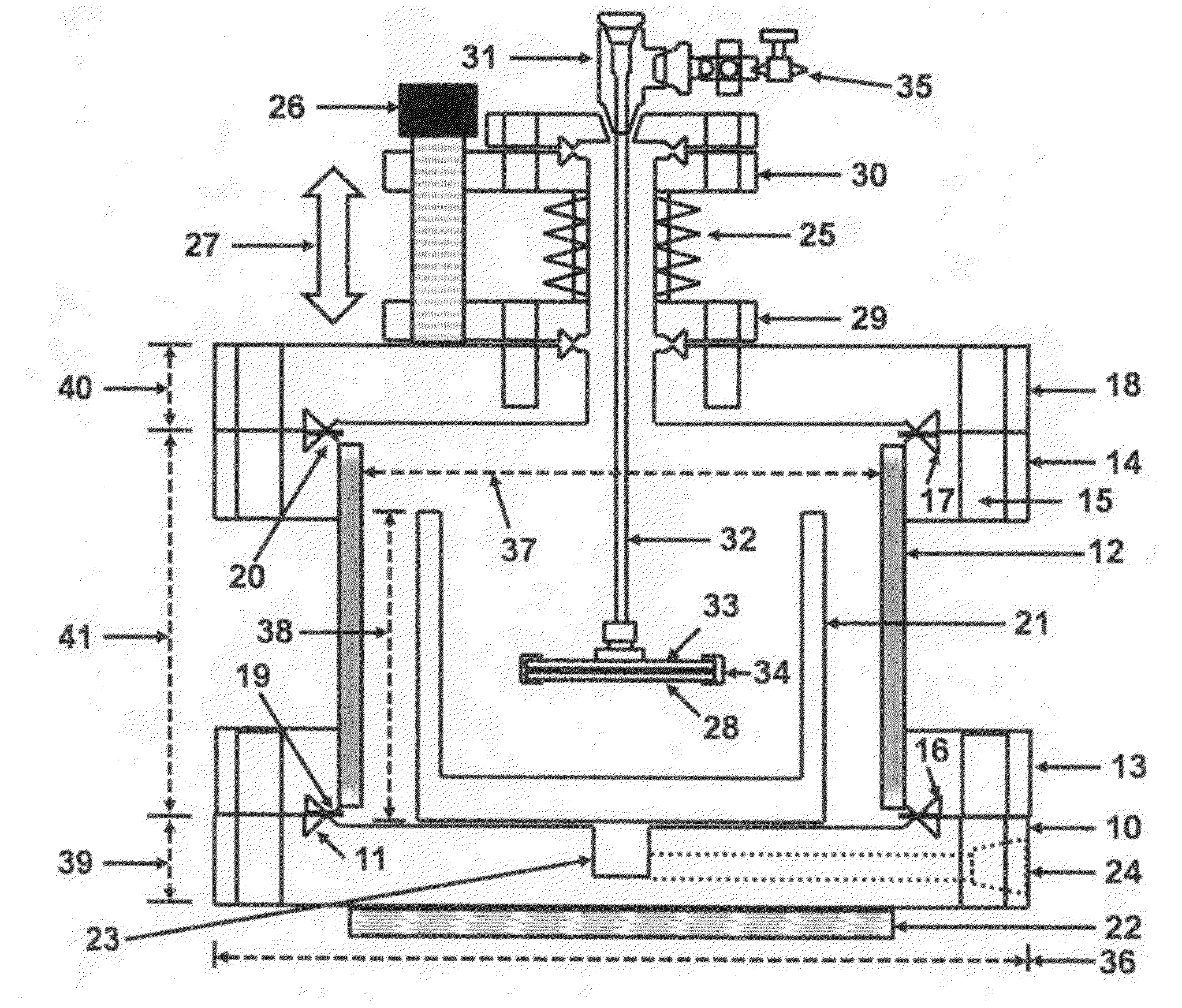 High purity, environmentally clean method and apparatus, for high rate, liquid anisotropic etching of single crystal silicon or etching of polycrystalline silicon, using an overpressure of ammonia gas above aqueous ammonium hydroxide