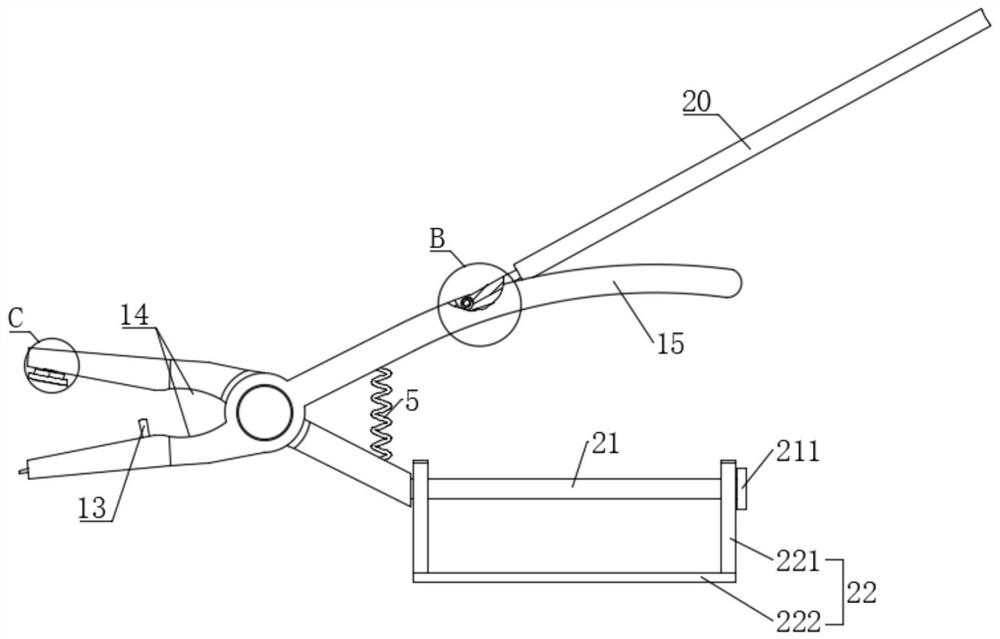 Marking pliers for forest investigation and use method