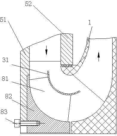 Orthogonal guide rectifier