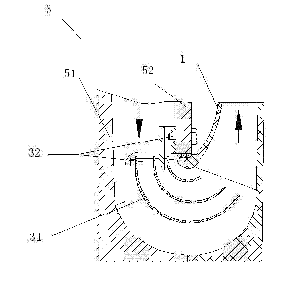 Orthogonal guide rectifier