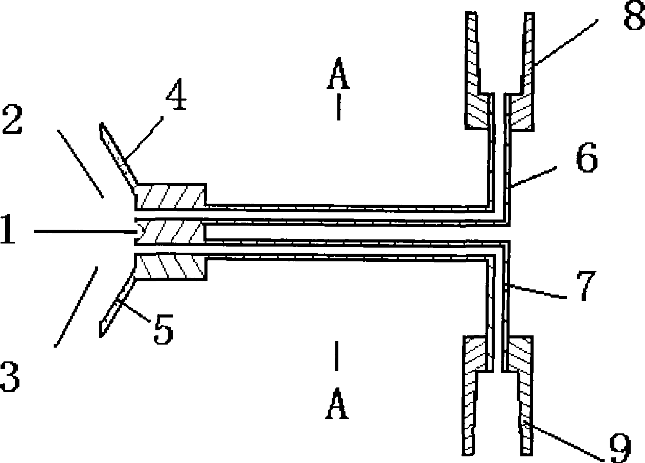 Submaxillary gland saliva collection device