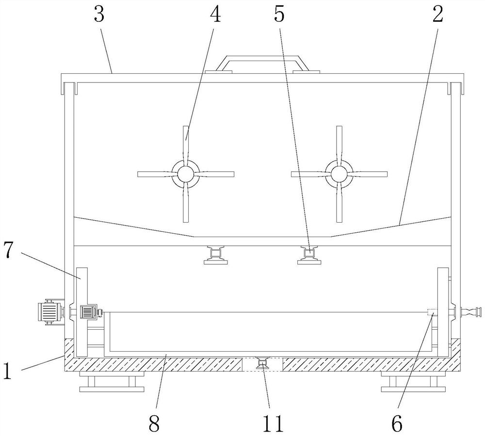 Pig raising trough with self-cleaning function