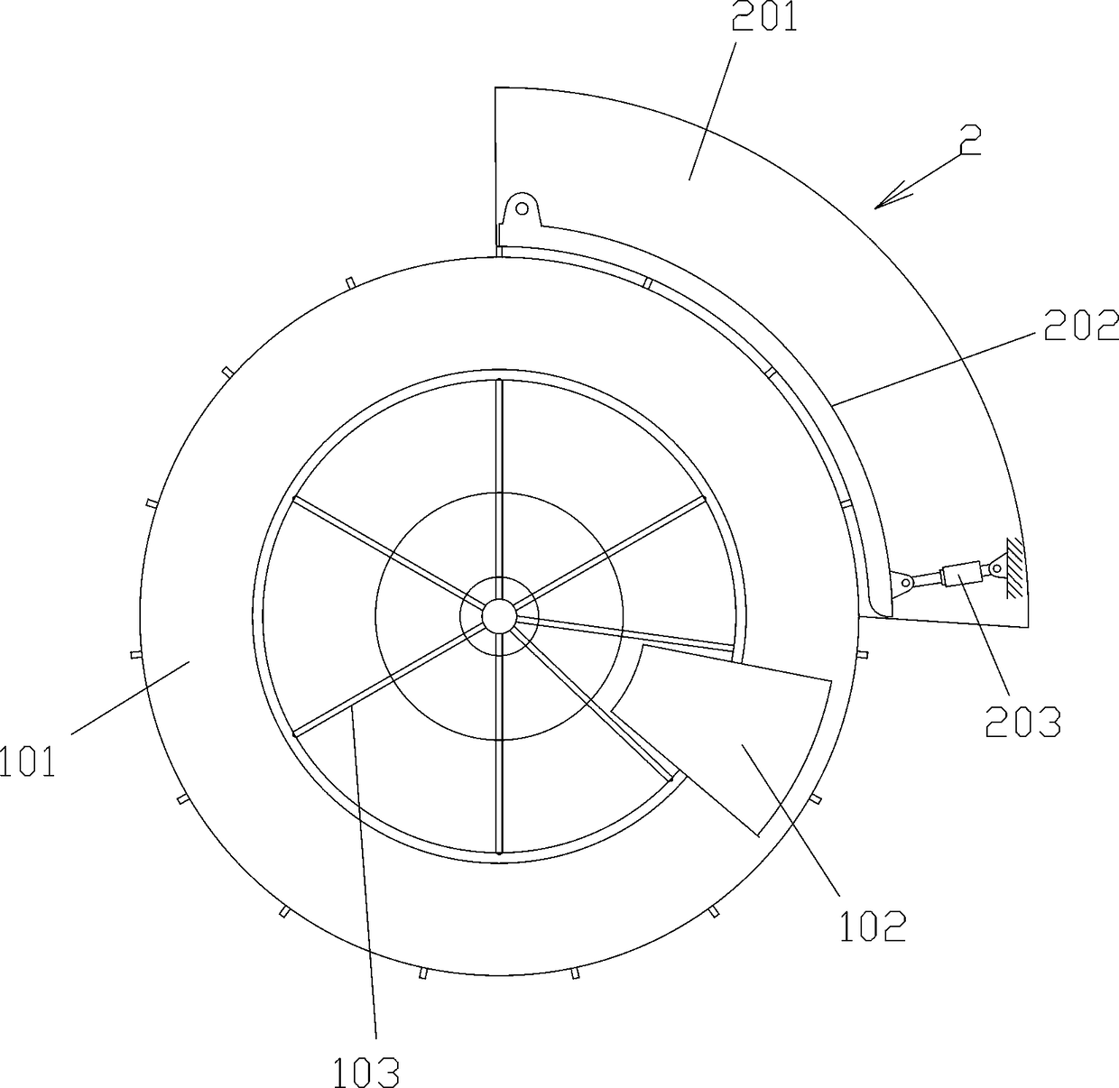 Turntable continuous graphite tube graphitization furnace and method for graphitizing a graphite tube