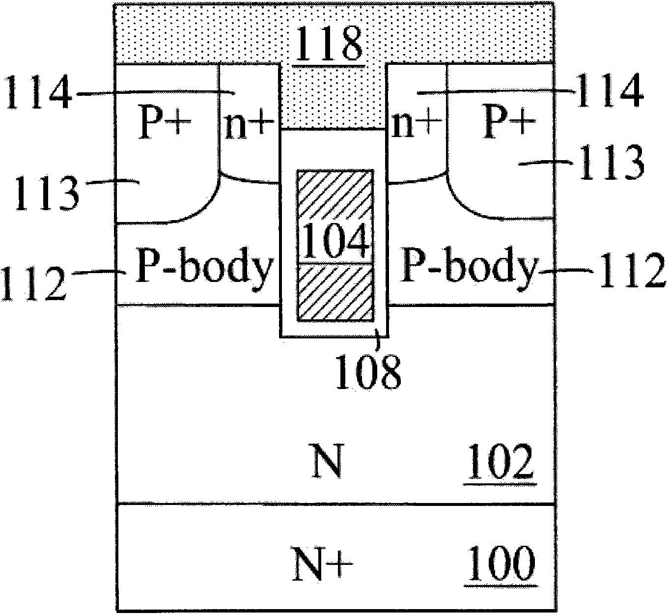 Trench metal oxide semiconductor field-effect transistor and manufacturing method for same