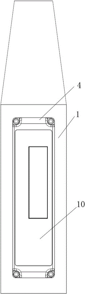 Magnetic inductive type rebound sensor