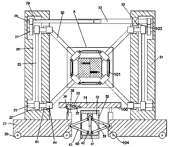 Bursting disk pasting device used for fish tank