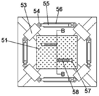 Bursting disk pasting device used for fish tank