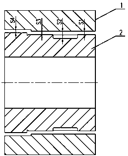 Double-gap high-flow-resistance balance device