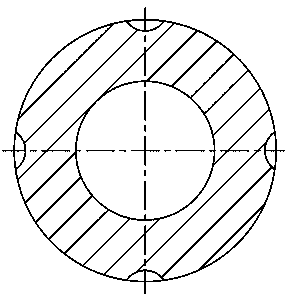 Double-gap high-flow-resistance balance device