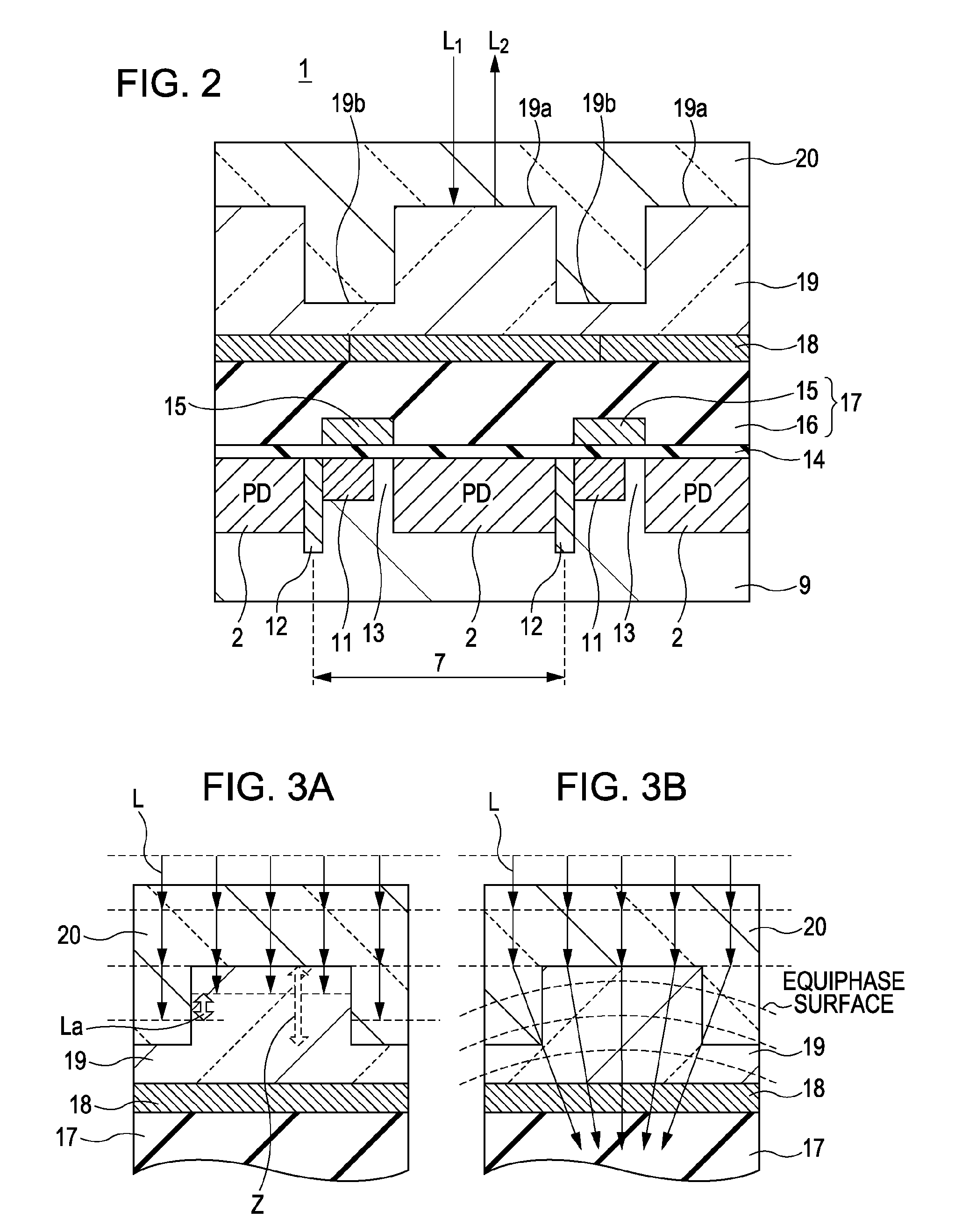 Solid-state imaging device with a planarized lens layer method of manufacturing the same, and electronic apparatus