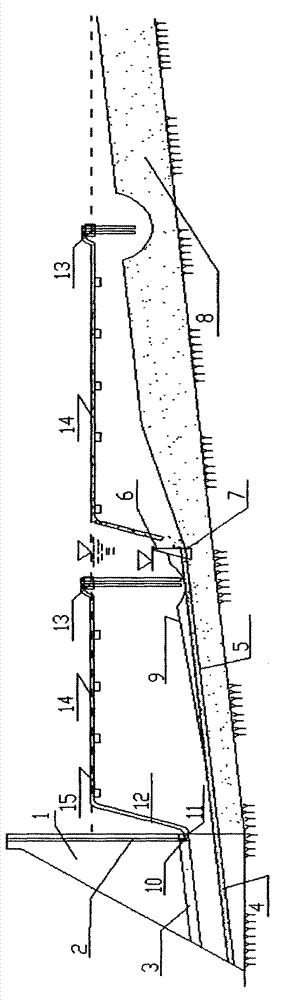 Method for reducing heavily silt-carrying river reservoir deposition