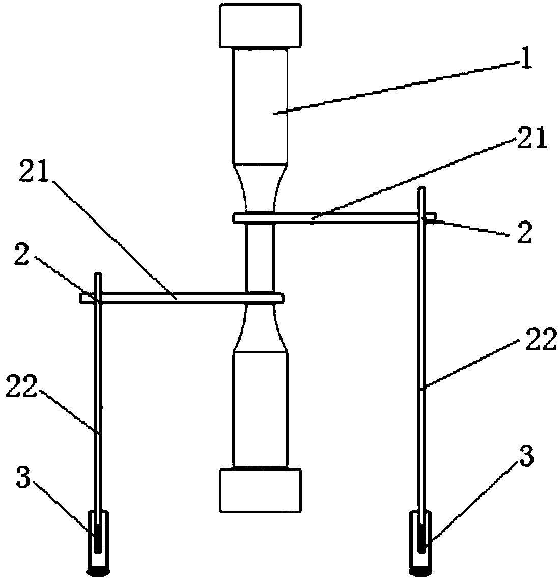 A Method of Directly Measuring Specimen Strain in Dielectric Environment