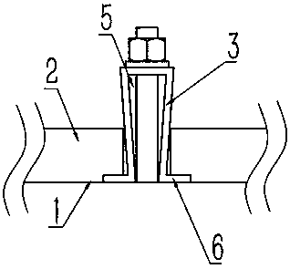 Profiled steel assembled composite floor slab and construction method thereof