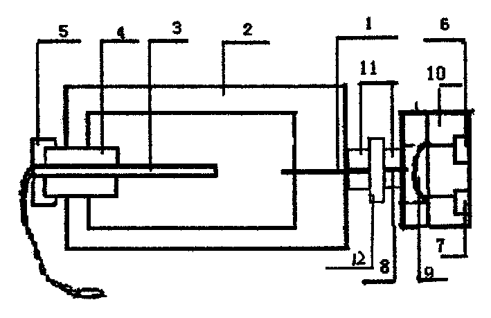 Two-dimensional optical fibre beam microvibration sensor and use thereof